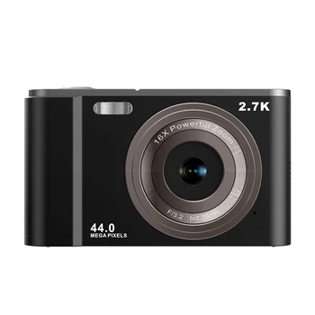 Digitaalkaamera 2.7 PR HD 44MP Vlogging Kaamera, 16X Digitaalne Suum,Kompaktne Tasku Kaamera koos Fill Valguse Lapsed Teismelised 15881