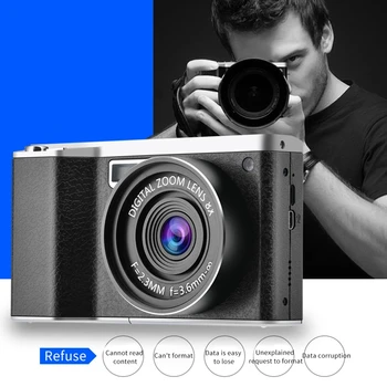 Digitaalkaamera Professionaalne Fotograafia 24 Miljonit Pikslit lainurk HD IPS 4.0 Tolline Vajutage Ekraani DSLR Kaamera Foto