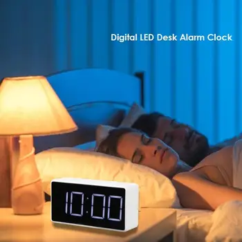 Digitaalne Alarm LED Kell Kordus Tabel Kell Elektrooniline Kell Laual Äratuskell USB Taimer, Kalender ja Termomeeter