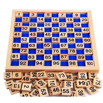 Digitaalne Õpetamise Mänguasjad Montessori Kasu Tarkus, Puidust Mänguasjad, Beebi Mänguasjad 1 100 Tabel laste Matemaatika Mänguasjad 176899