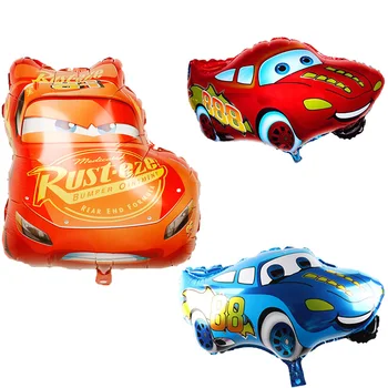 Disney McQueen auto OH BABY laul õhupalli Karaoke partei teenetemärgi laste auto mänguasi latex balloon baby shower poiss, tüdruk sünnipäev