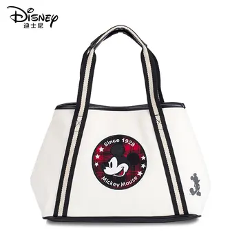Disney Mickey Naiste Suure Mahutavusega Muumia Kott Minnie PU+Lõuend Kott Fashion Shopping reisikott Õlal Kott Käekott Daamid Kott