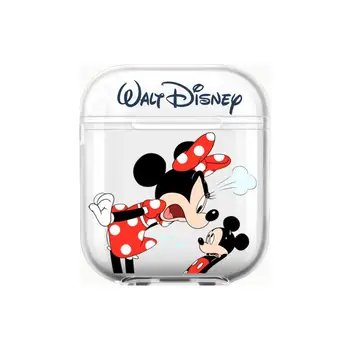 Disney Miki Hiir Pehmest Silikoonist Juhtudel Airpods 1/2 Kaitsva Juhtmeta Bluetooth-Kõrvaklapp Katta Õhu Kaunad Laadimise Kasti