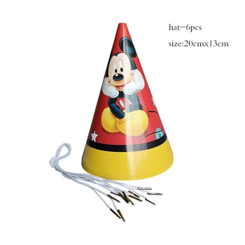 Disney Miki hiir Lapsed Tähistamine Sünnipäeva Decor paber Plaat Tassi Disney Ühekordsed Nõud vimpel Pool Tarvikud