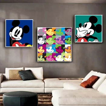 Disney Minnie Mickey Mouse Kunsti Lõuend Maalid Suur Avatar Plakatid ja Pildid Cuadros Seina Art Pilte elutuba Decor 141864