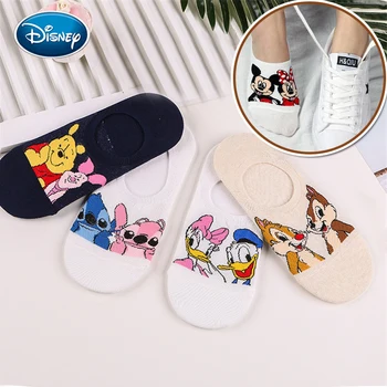 Disney Naiste Sokid Multikas Loomade hiirt, sokke, armas Kawaii Naljakas pahkluu Sokid nähtamatu Silikoon tõsta Sokid tüdruk Puuvill paat sokk 4717