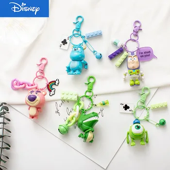 Disney Toy Story Woody Buzz Lightyear PVC Võtmehoidja Joonis Nukk Arvandmed Mänguasjad