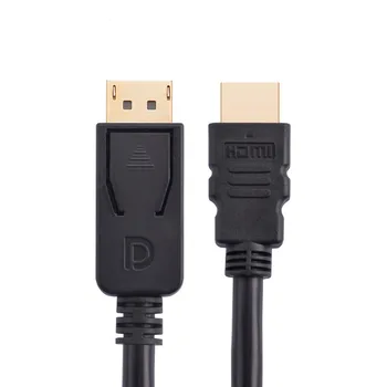 DisplayPort HDMI-ühilduv Kaabel 1,8 M 1080P Ekraan Sadama DP-HDMI-ühilduva Kaabli Ühendamisel Sülearvuti Projektorid