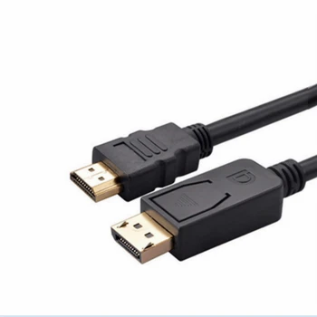 DisplayPort HDMI-ühilduv Kaabel 1,8 M 1080P Ekraan Sadama DP-HDMI-ühilduva Kaabli Ühendamisel Sülearvuti Projektorid