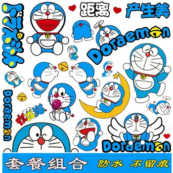 Doraemon Mootorratta Kleebis Veekindel Doraemon Elektriauto Kleebis Pagasi Kleebis Doraemon Film