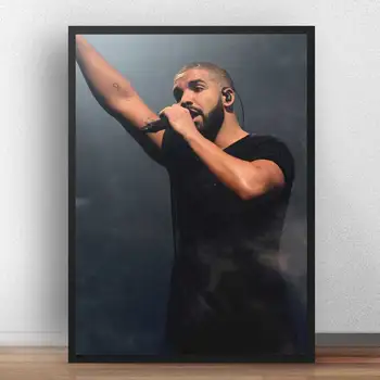 Drake Plakat Prindib Uus Hip-Hop Rap-Muusika Albumi Räppar Star Laulja Kunsti Lõuend Maali Seina Pildid Elutuba Home Decor