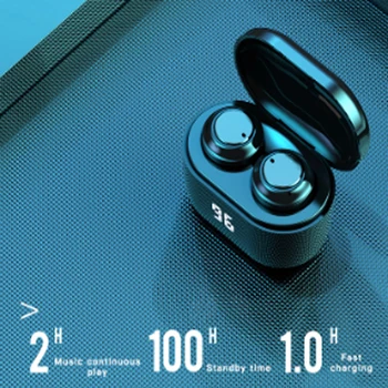 Dropshipping In-ear Kõrvaklapid A6 TWS Mini Wireless Bluetooth-ühilduva HiFi Stereo-Kõrvaklapid Koos Digitaalse Eest Kast 107235