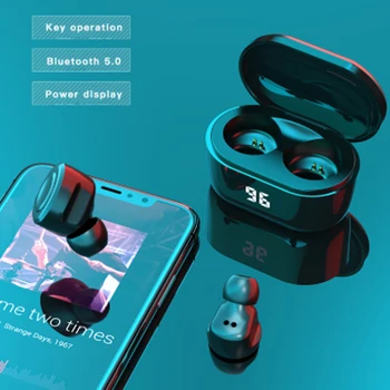 Dropshipping In-ear Kõrvaklapid A6 TWS Mini Wireless Bluetooth-ühilduva HiFi Stereo-Kõrvaklapid Koos Digitaalse Eest Kast