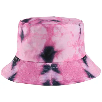 Dropshipping Mood Unisex Mütsid Mees Primavera Päikesekaitsetoodete Mitmevärviline Tie Dye Kopp Müts Naiste Kalamees Mütsid Naiste M040