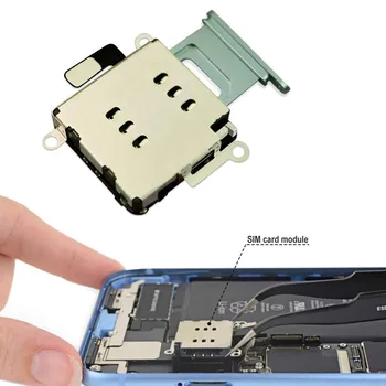 Dual Sim-Kaardi Lugeja Pesa Flex Kaabel iPhone 11 SIM Tray Omanik Adapter 114654