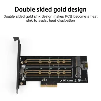 Dual Toide Dual Protokolli Kaardid PCIE M. 2 Adapter SATA M. 2 SSD PCIE Adapter NVME/M2 PCI-E SSD Adapter NGFF PCI-E X4