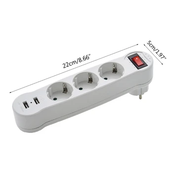 Dual USB-Pordid 1. - 3. kohta, Kuidas ELI Standard Power Adapter, Pistikupesa Riba Poorne Terminali Juhatuse 16A Konverteerimise Pistik