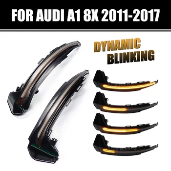 Dünaamiline LED Pool Hele suunatuli Pool Tiiva Rearview Mirror Sequential Blinker Lamp Car Styling Audi A1 8X 2011-2017
