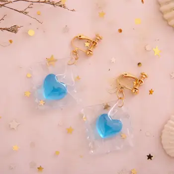 E-Ling clip kõrvarõngas Fashion korea armas candy kõrvarõngad naine tüdrukud