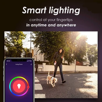 E27 15W LED Smart Lamp Pirn Wifi Bluetooth /IR puldiga Juhitava AC85-265V Nightlight Tööd Alexa Google Assistent