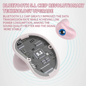 E6 Traadita Bluetooth-Kõrvaklapid Mini IPX5 Veekindlad Kõrvaklapid Sport Earbuds Jaoks Iphone ' i Xiaomi Samsung TWS Muusika Kõrvaklapid 21788