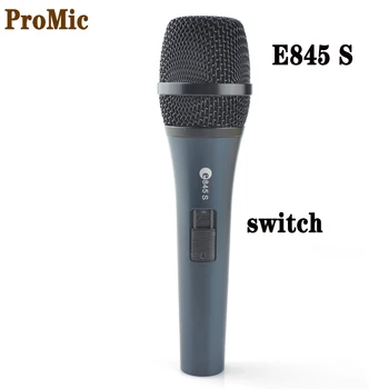 E845 A-Klassi Kvaliteediga Professionaalset Jõudlust Dünaamiline Juhtmega Mikrofon,E845 MIC Live Vokaal Etapp Karaoke,Lülitiga