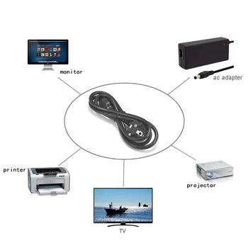 ELI toiteadapter toitejuhe 1,5 m 2m 3m Euro Pistik: IEC C5 toitejuhtme HP Sülearvuti Asus Dell Laptop Arvuti Monitor LG TV 183932