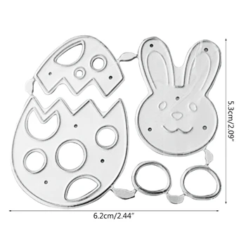 Easter Bunny Metal Cutting Dies Stencil Scrapbooking DIY Album Stamp Paper Card H58C 78483