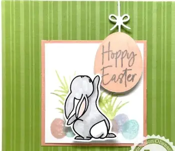 Easter bunny Selge Tempel Läbipaistvat katet DIY scrapbooking/Kaardi Tegemise c640