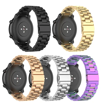 Eest Huami Amazfit GTR 47mm Smart Watch Terasest Vöö Kolme Helmed Terasest Vöö Laius 22mm Sport Watch Rihm Tarvikud LG jaoks ZTE 98009