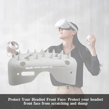Eest Oculus Quest 2 Esi kaitsekatte Naelu Anti-scratch VR Kaitse Naha Puhul Protector Tarvikud 22979