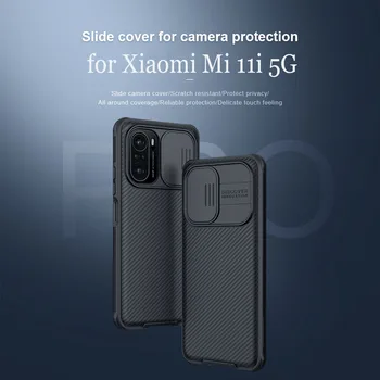 Eest Xiaomi Mi 11i 5G Juhul Nillkin Lükake Kaamera Objektiivi Kaitse eraelu Puutumatuse Kaitseks Põrutuskindel tagakaas Xiaomi Mi11i Funda Capa