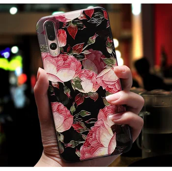 Eest Xiaomi Redmi 7 Juhul 3D Lill Kohrutus Pehmest Silikoonist Telefoni tagakaas Juhtudel Jaoks Xiomi Redmi Lisa 7 6 Pro 6A Redmi MINE S2