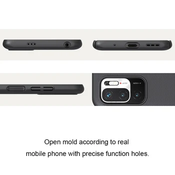Eest Xiaomi Redmi Lisa 10 5G Juhul Nillkin Super Jäätunud Kilp Ultra-Õhuke Kõva PC tagakaas Redmi Märkus 10S 10 Pro Max Kohtuasjas 70574