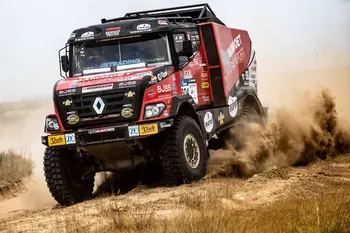 Ehitusplokk tehnoloogia kes-34665 Dakari Renault Dakari Ralli auto puldiga cross-country assamblee mänguasi poiss kingitus 23495