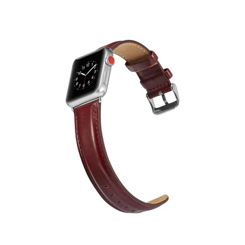Ehtne Lehma Nahast aasa Apple Watch Seeria 6 SE 5 4 3 2 1 Metallist Pandla Ansamblid Käevõru Iwatch 40MM 44MM 38MM 42MM Rihm