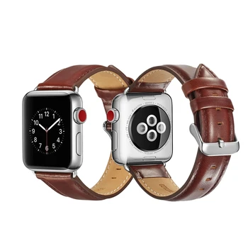 Ehtne Lehma Nahast aasa Apple Watch Seeria 6 SE 5 4 3 2 1 Metallist Pandla Ansamblid Käevõru Iwatch 40MM 44MM 38MM 42MM Rihm