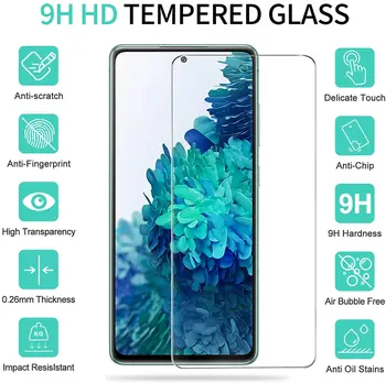 Ekraani Kaitsekile Samsung Galaxy S20 FE 5G 6.5 Karastatud Klaasist Kaitse Klaas Film Samsung Galaxy S21 Pluss