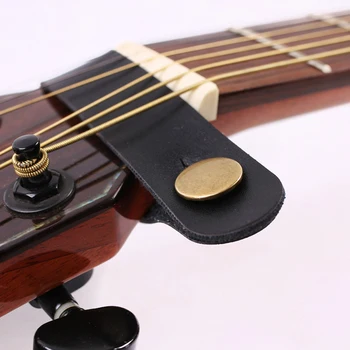 Electric Guitar kanderihma Lukk Muusikaline Mõnus Vintage PU Nahast Nupp Vahend Tarvikud Ukulele Bass