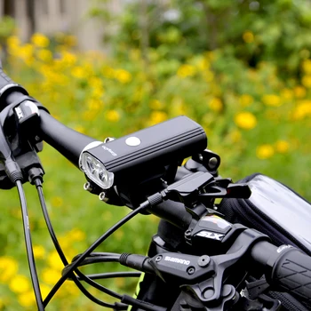 Etook Bike Jalgratta Esitulede 10W Super Ere 1000 Luumenit Led Light USB 4400mAh Chargable Rattasõit Ees Valgus Bike Tarvikud 182589