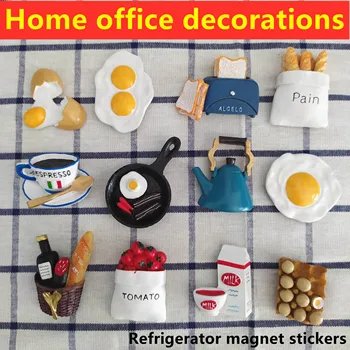 Euroopa-stiilis külmkapi magnet kleebised, peace simulatsiooni toidu -, kodu-office ' i teade, juhatuse teenetemärgi kleebised, kingitused