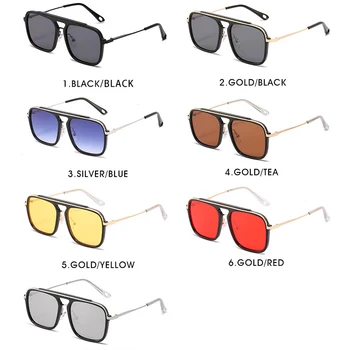 FEISHINI 2020 Mood Lahe Meeste Square Lancier Stiilis Päikeseprillid Vintage ins Luksus Brändi Disaini päikeseprillid Oculos
