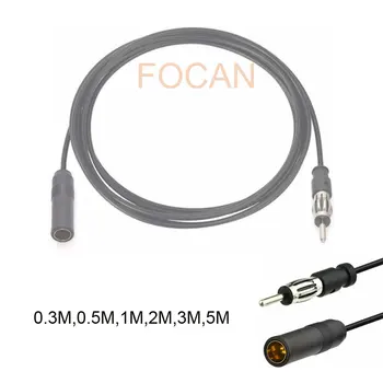 FOCAN autoraadio Stereo plug kaabel 0,3 M,0,5 M,1M,2M 3 Meetrit Pikk ning Meeste ja Naiste AM/FM-Raadio Antenni Adapter pikendusjuhe