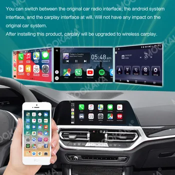 FORD Apple Wireless Carplay Ai Kasti Raadio Multimeedia Mängija, Traadita android AUTO Peegel link Tv Box