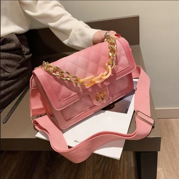 Fashion Pink Kotid Naistele Disainer Luksus Armas Daamid Õla Tahke Pilduma Crossbody Kotid Rahakotid ja Käekotid Värvikas 2021