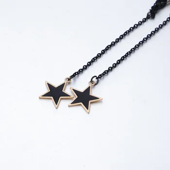 Fashion Prillid Ketid Black Star Sulg Prillid Päikeseprillid Prillid Metallist Must Keti Omanik Nööri Kaela Kaelakee Kaelapaela Kinnitamine