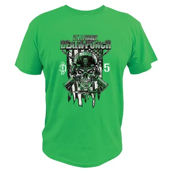 Five Finger Death Punch Jalaväe Erijõudude T-Särk Heavy Metal Bänd Tshirt Puuvill Digital Print Tee Tops 19016
