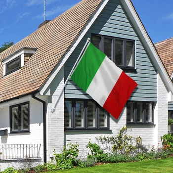 Flagnshow Itaalia Lipp Ühes Tükis 3X5 JALGA Rippuvad itaalia Riigi Lipud Polüester Sise-ja Välistingimustes Kaunistamiseks