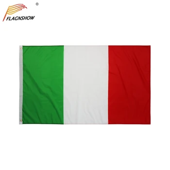 Flagnshow Itaalia Lipp Ühes Tükis 3X5 JALGA Rippuvad itaalia Riigi Lipud Polüester Sise-ja Välistingimustes Kaunistamiseks