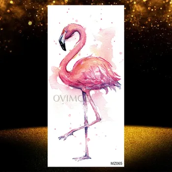 Flamingo Linnud Ajutiste Tätoveeringute Elavat Veekindel Lille Tattoo Kleepsud Kleebi Naiste Roosi Õis Seksikas Tätoveering Kleepida